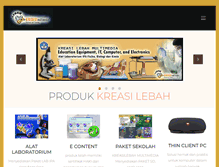 Tablet Screenshot of kreasilebah.com